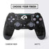 NFL Los Angeles Rams Black & White PS4 Slim Bundle Skin